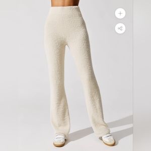Carbon38 Eyelash Lounge Pants Eggnog XS